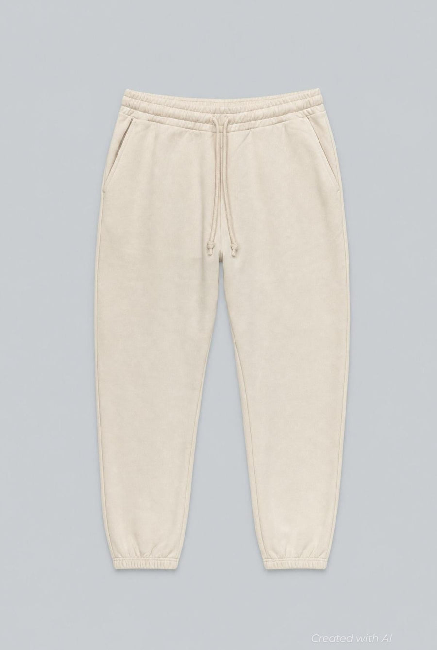 Drawstring Sweatpants - Ivory - Sweatpant