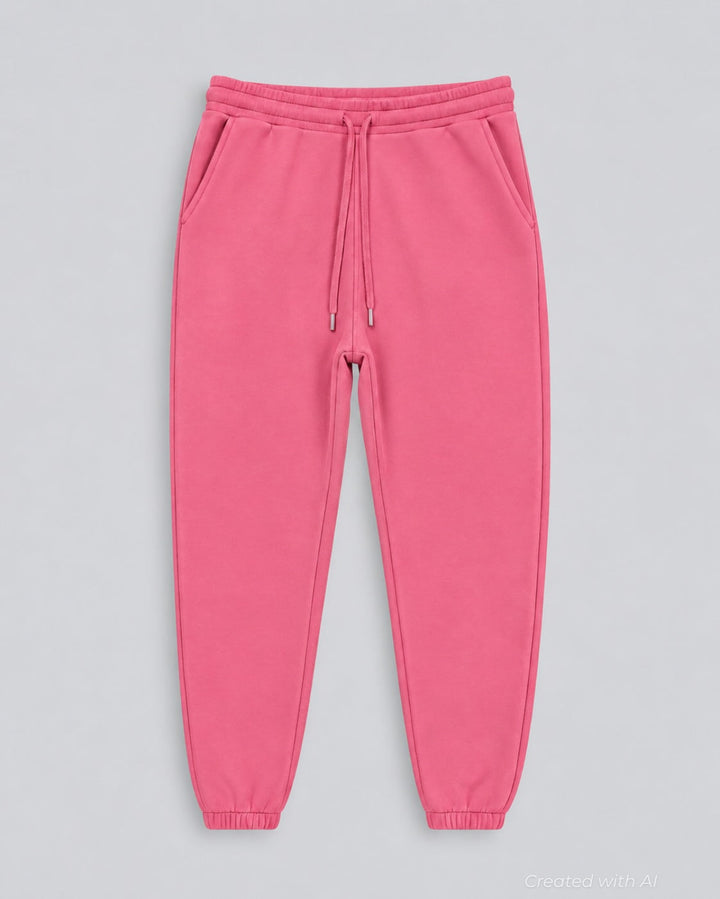 Drawstring Sweatpants - Pink - Sweatpant