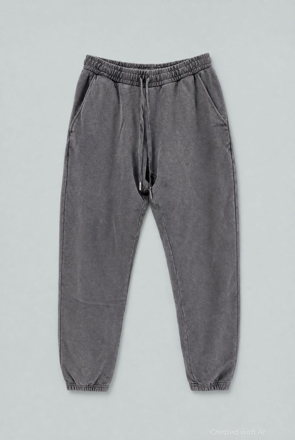 Drawstring Sweatpants - Washed Black - Sweatpant