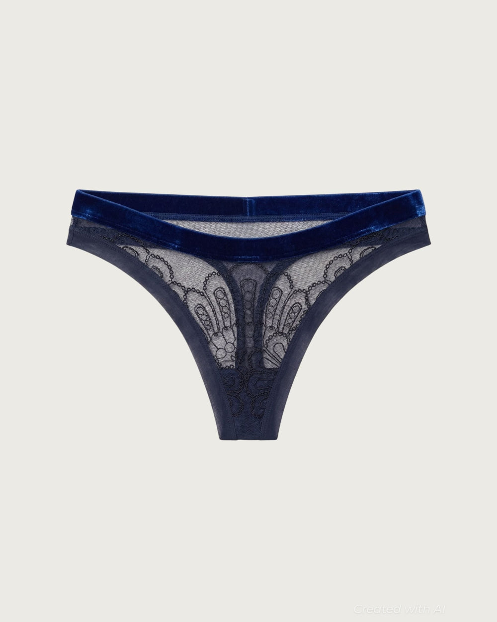 Dream It Do It Thong - Midnight Blue - FINAL SALE - XXL - Underwear