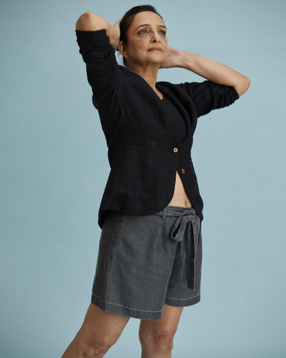 Dreamy Denim Days Shorts - Stone Grey - XL - Shorts