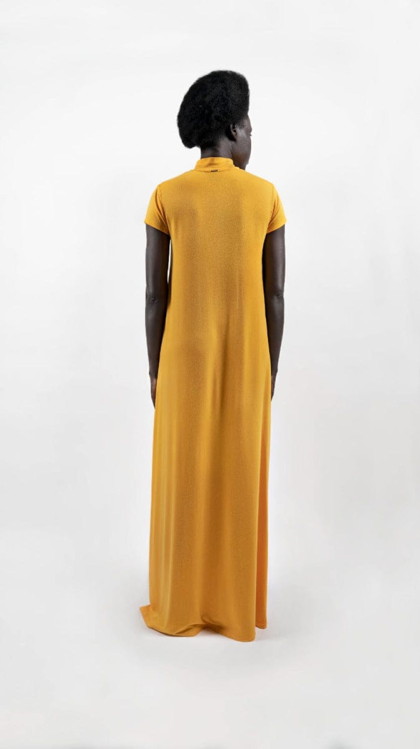 Dresden Maxi Dress - Fenugreek - Dresses