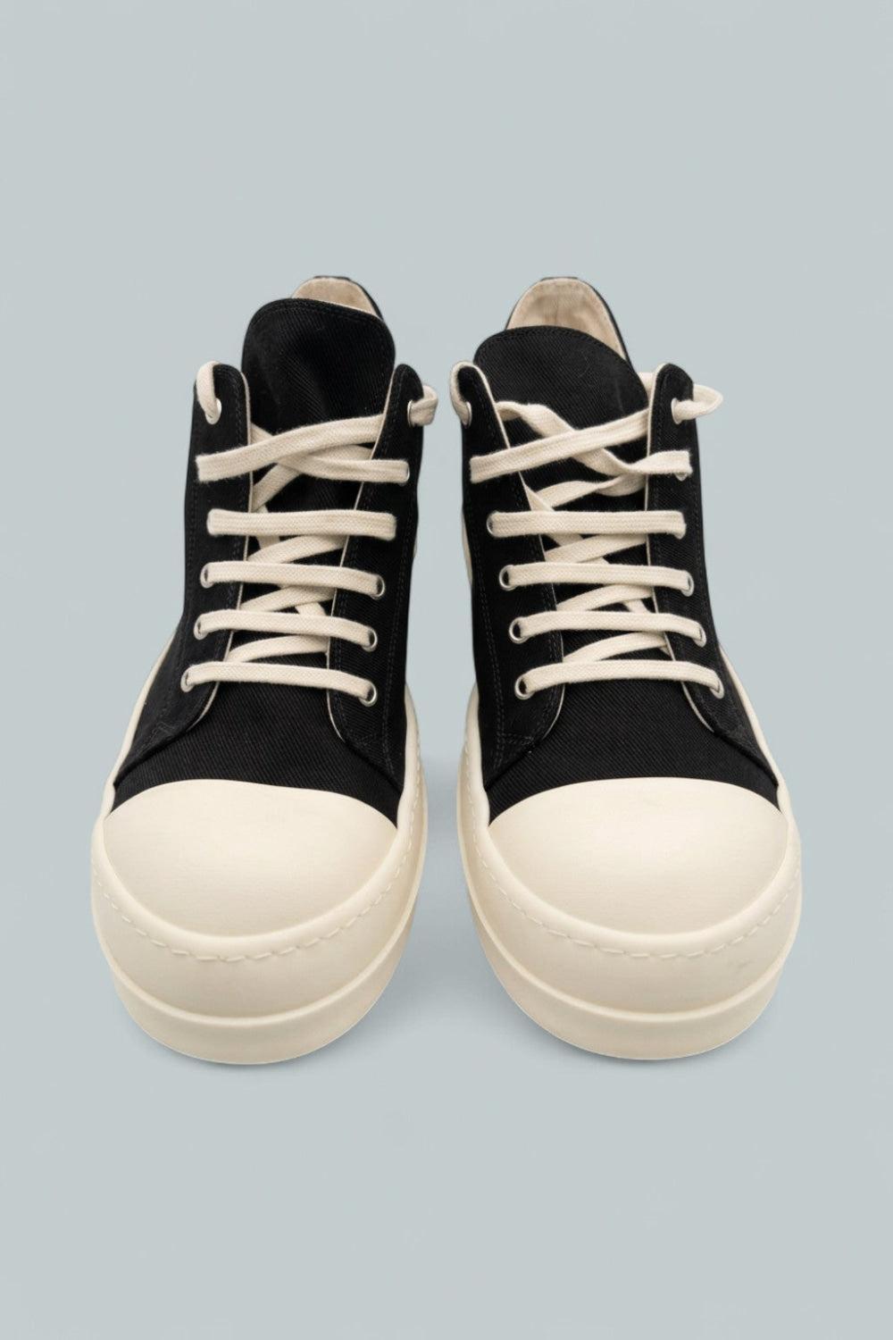 Drkshdw Rick Owens Concordians Low Top Sneakers - Black/Milk - 11.5 - Sneaker
