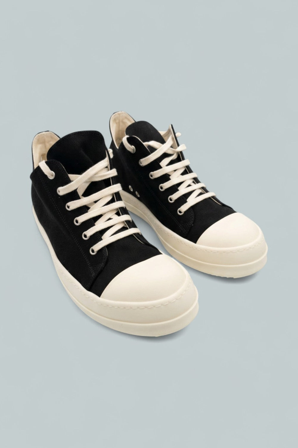 Drkshdw Rick Owens Concordians Low Top Sneakers - Black/Milk - 11.5 - Sneaker