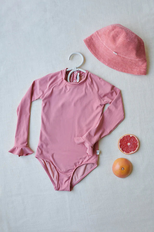 Uv one-piece swimsuit - Coral swim