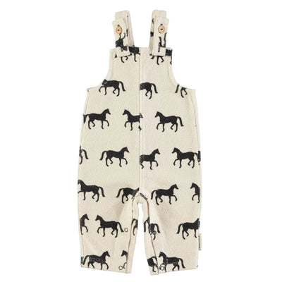 Dungarees Ecru w/ Black Horses - Ecru w/ Black Horses - Dungarees