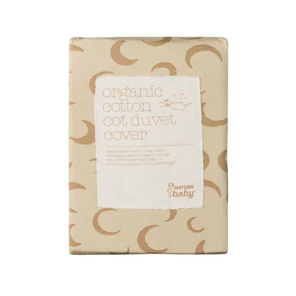 Duvet Cover Jersey - Crescent Moon Sand Print - OS - Blanket