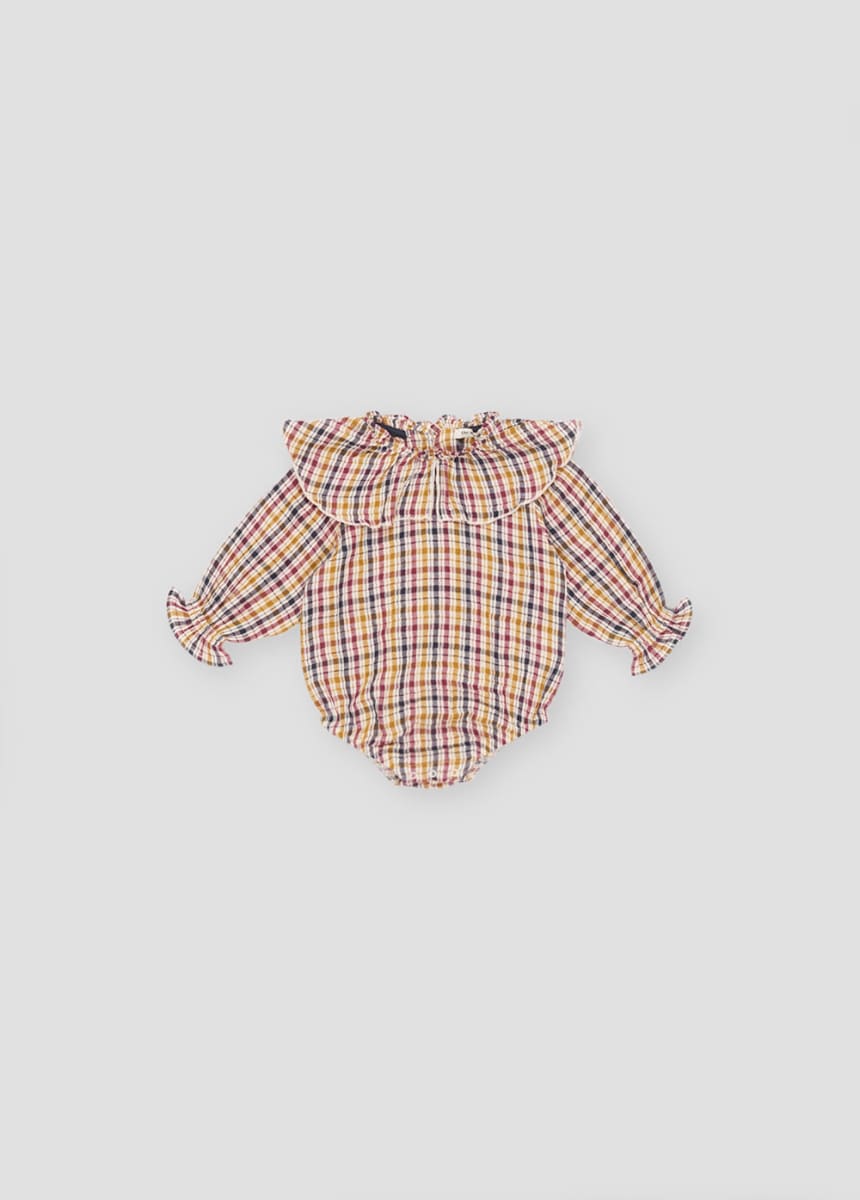 Benerice Baby Romper - Multicolor Check