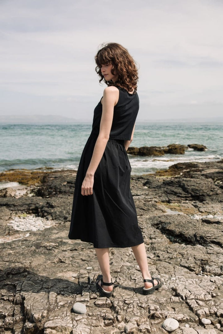 Cece Organic Cotton Dress - Black