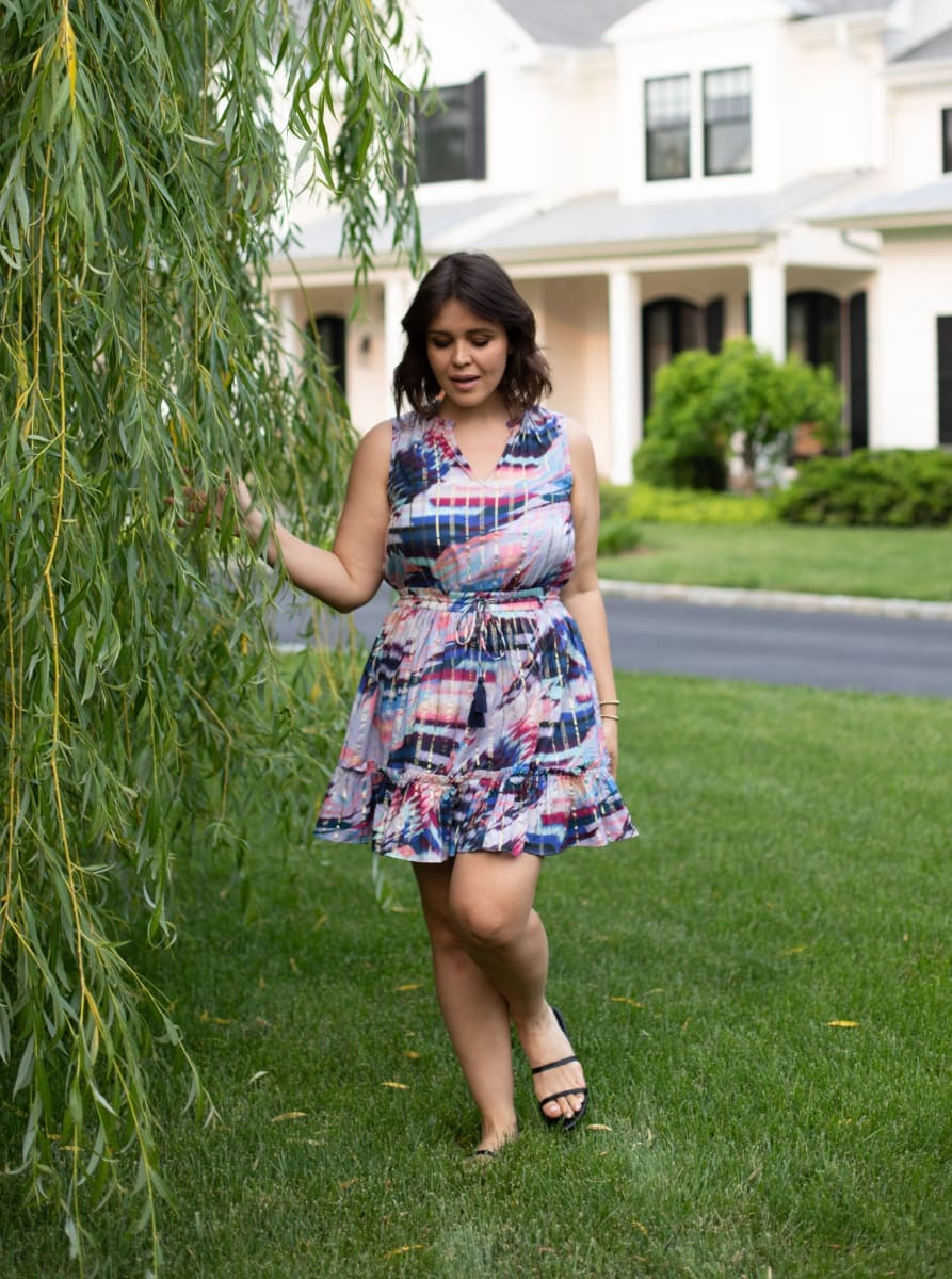 Beth Dress Print - Mosaic