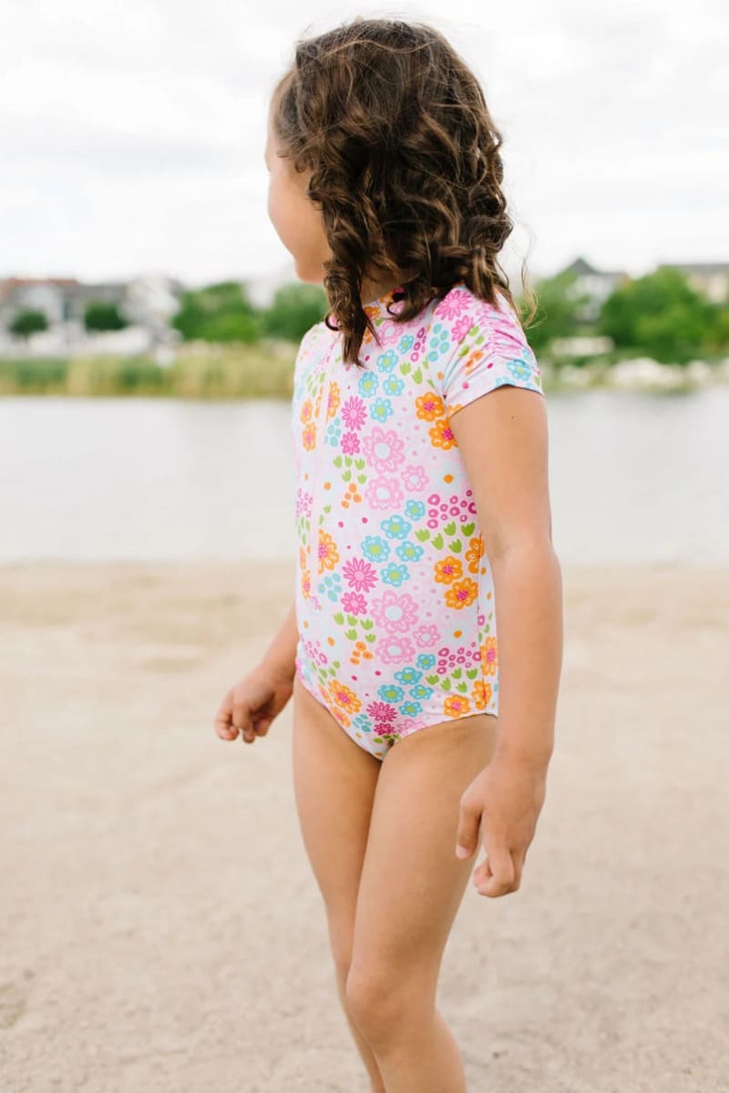 Zoey Swim - Pink Flowers