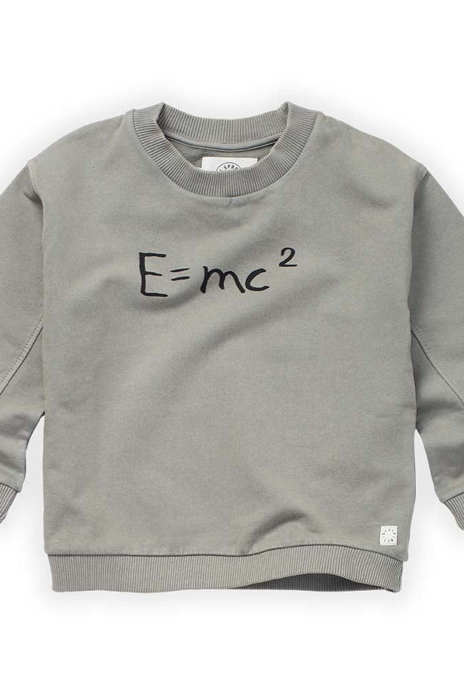 E=MC2 Sweatshirt - Storm Grey - Sweatshirt