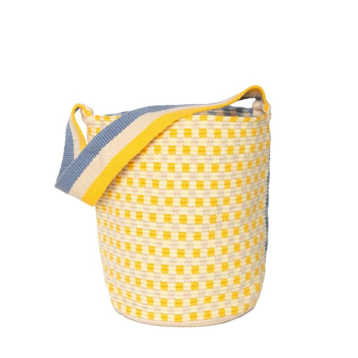 Bucket Bag - Blue Gingham
