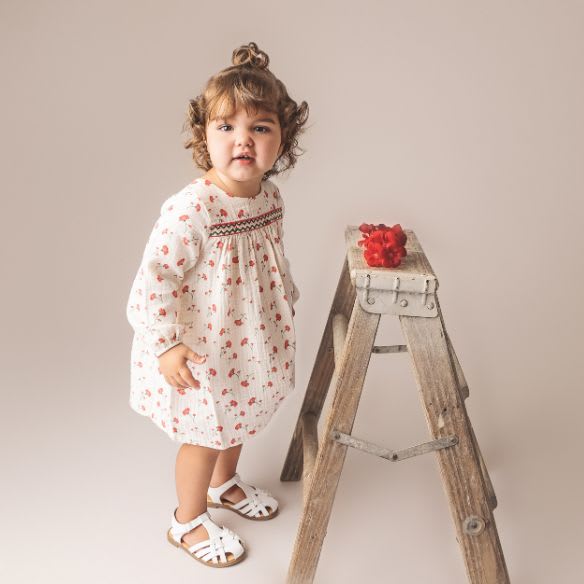 Blooming Peony Dress - Greek Villa