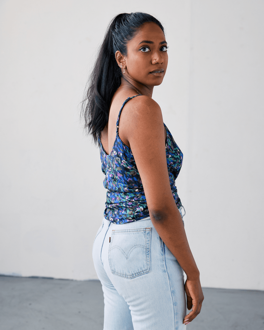 The Printed Valencia Tank