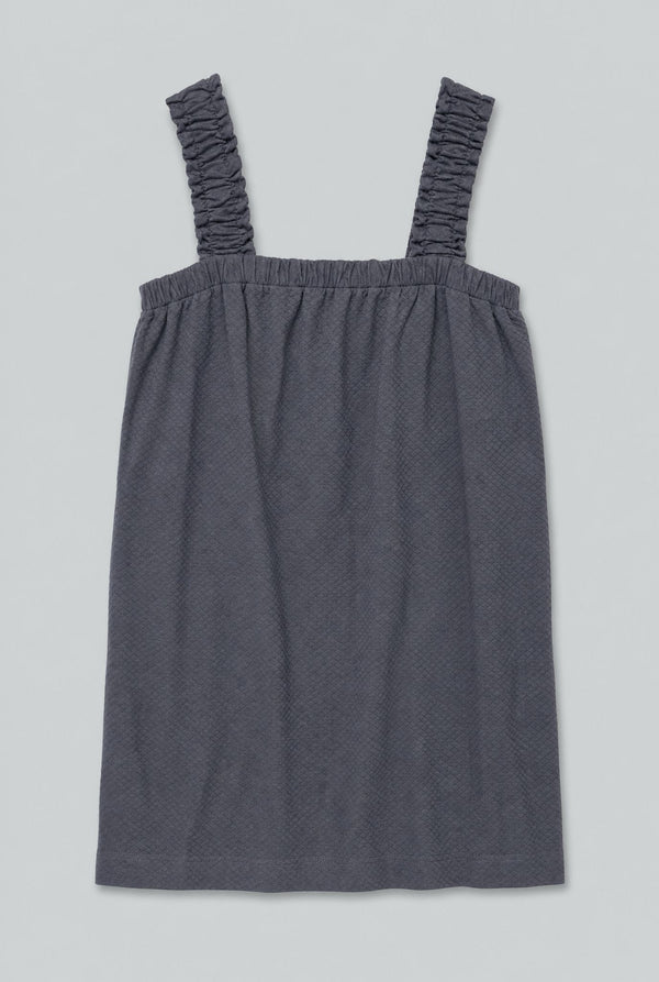 Square Neck Mini Dress - Black