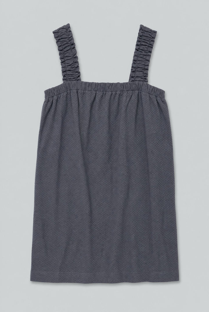 Square Neck Mini Dress - Black