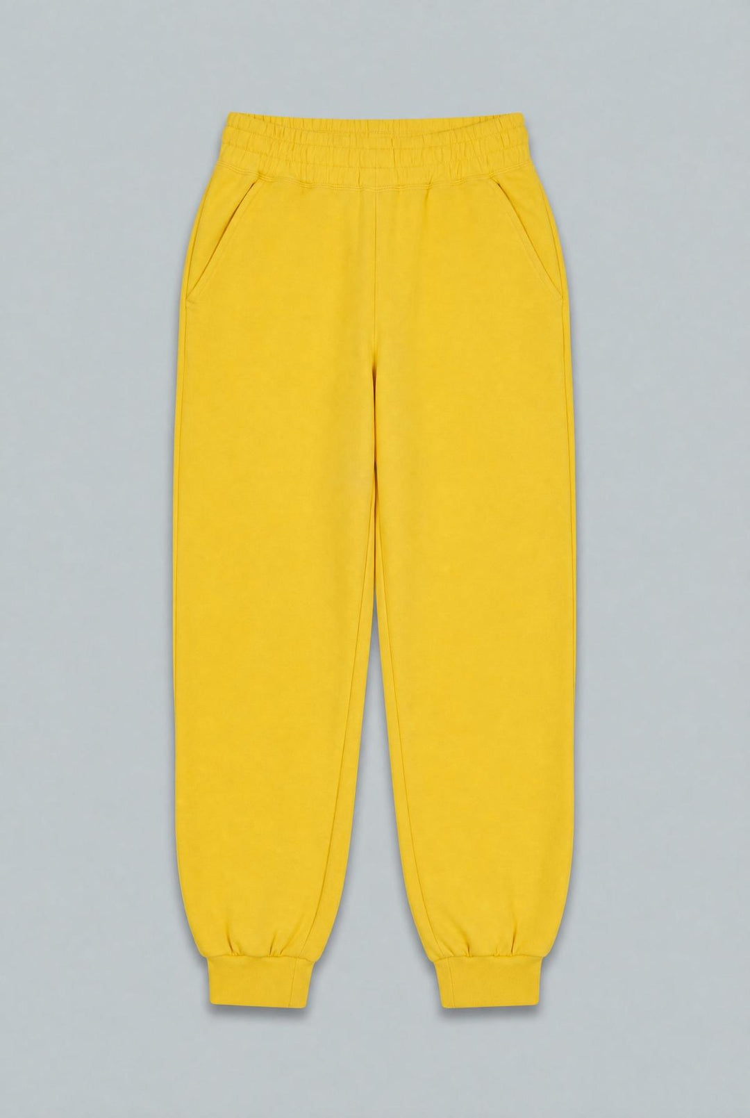 Classic Joggers With Cuffs - Yellow
