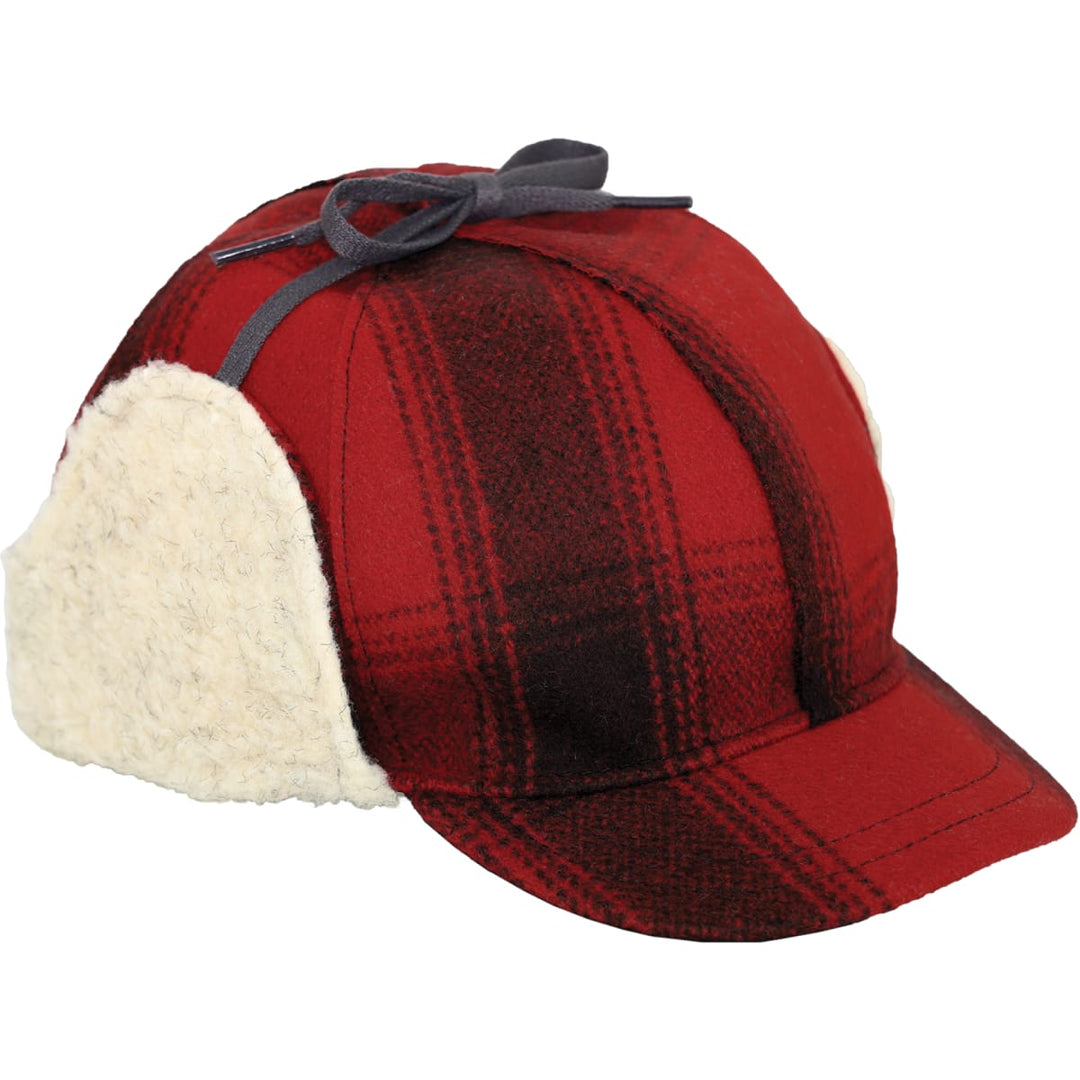Snowdrift Cap - Red/black Plaid