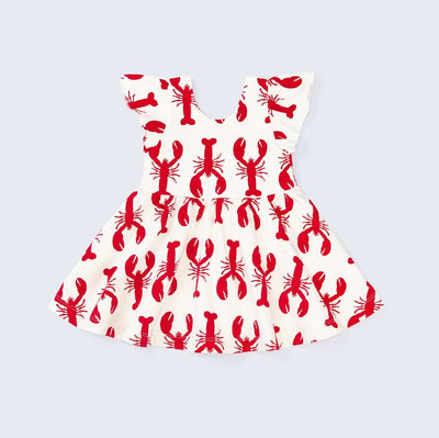 Short Sleeve Let's Dance Dress - Lobster Tales