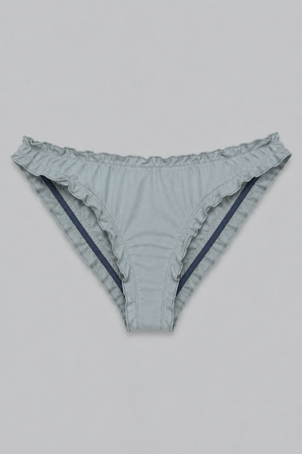 Peony Ruffle Low Rise Bikini Bottoms - Olive
