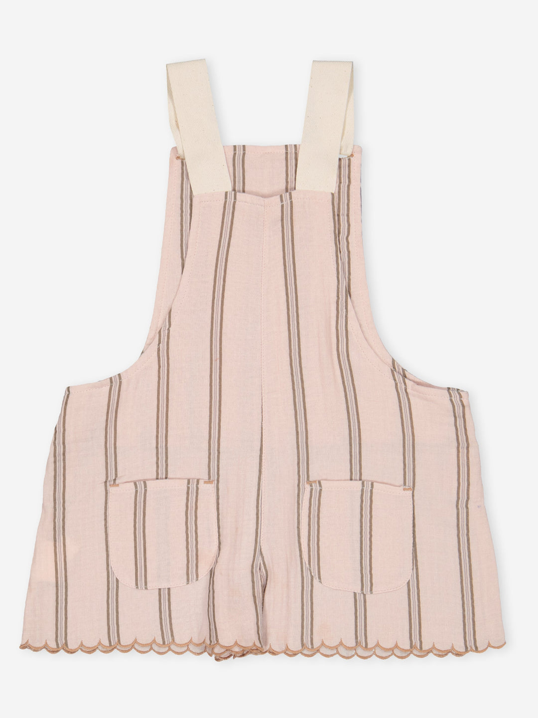 Josette Striped Overall - Powder