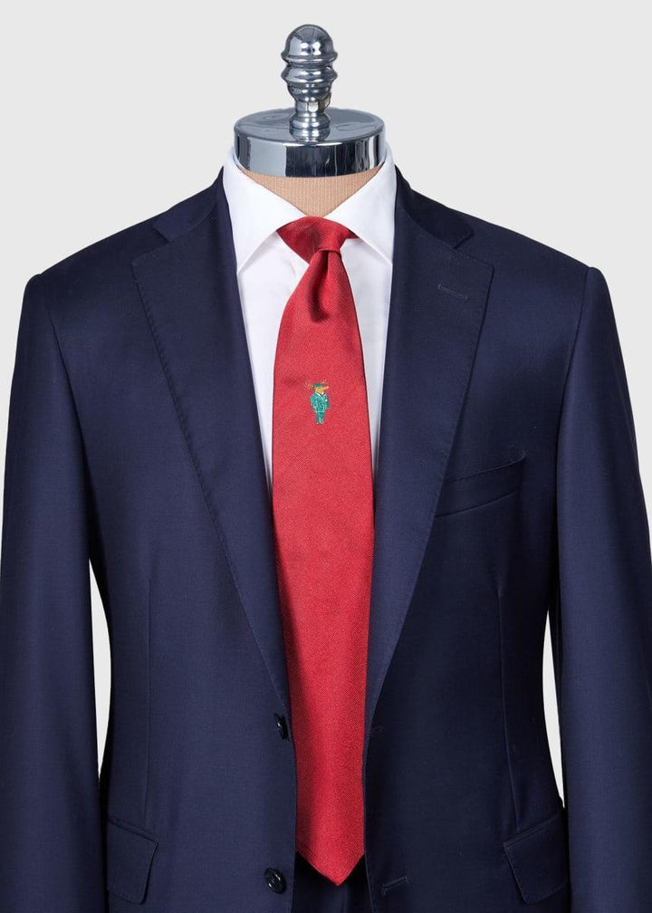Holiday Prancer Reindeer Tie - Red