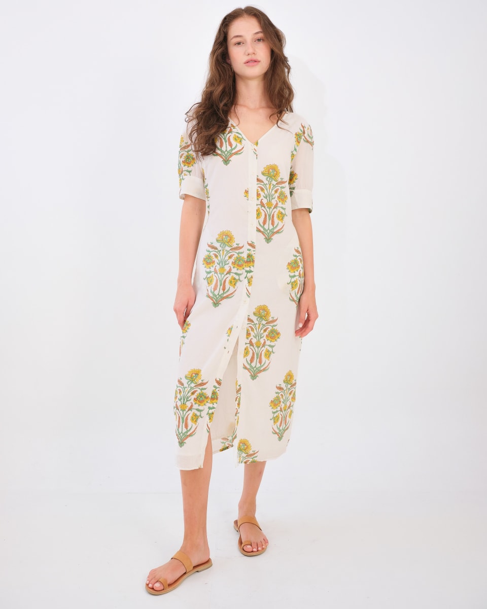 Michal Dress - White Jasper