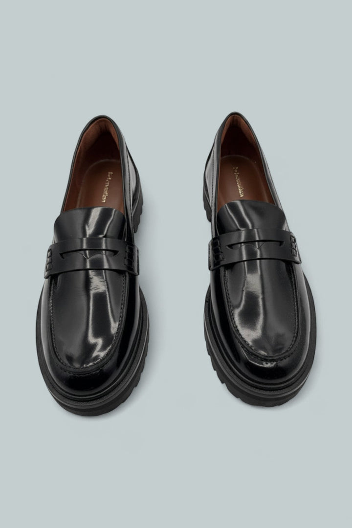 Women's Agathea Chunky Penny Loafers - Black