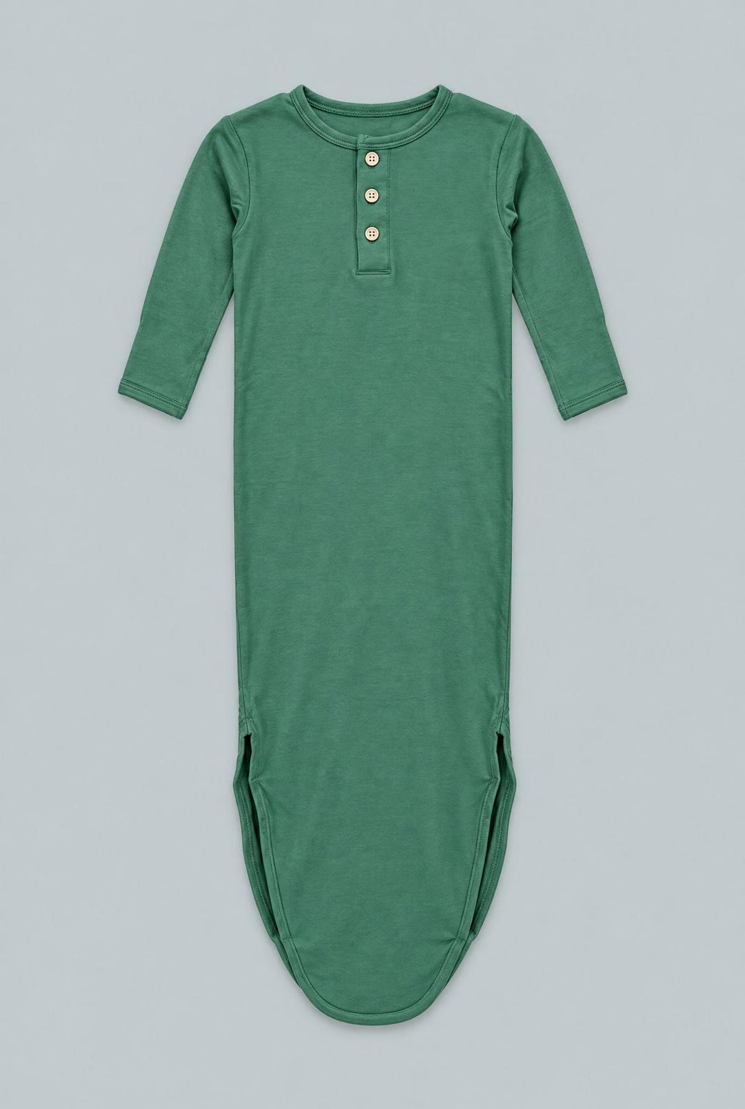 Knotted Gown - Hunter Green