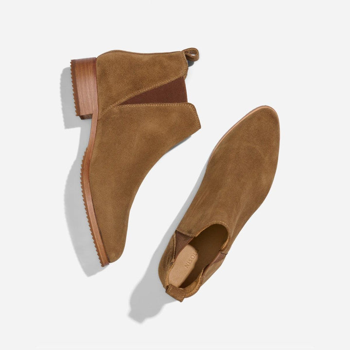 Eva Everyday Chelsea Boot - Taupe Suede