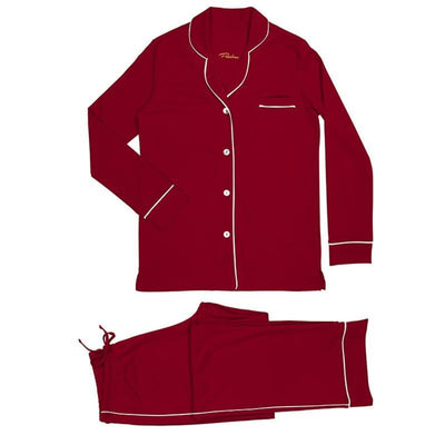 Women's Pyjama Set - Solid Red