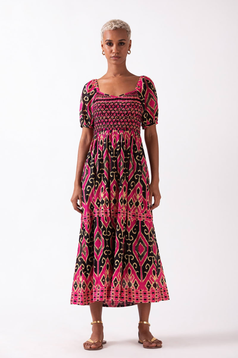 Merris Midi Dress - Black
