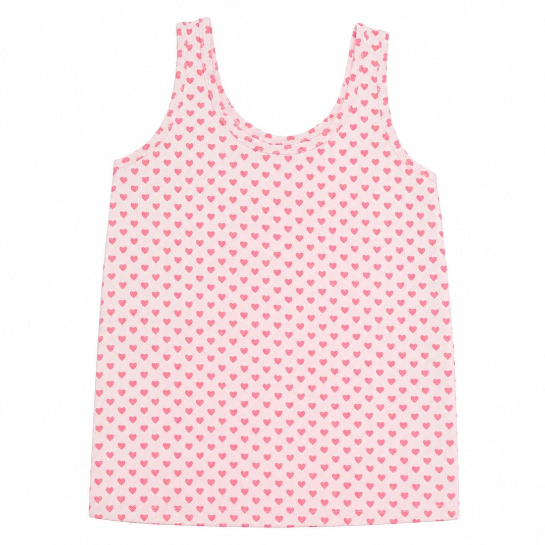 Ladies' Tank Top - Pink Hearts