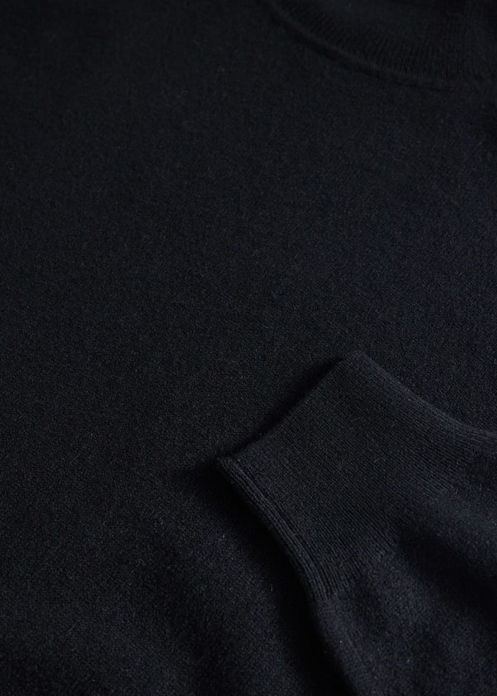 Cashmere Turtleneck Sweater - Black