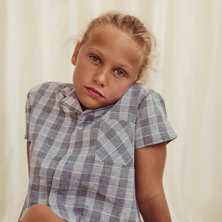 Okko & Nelio Set - Check Blue