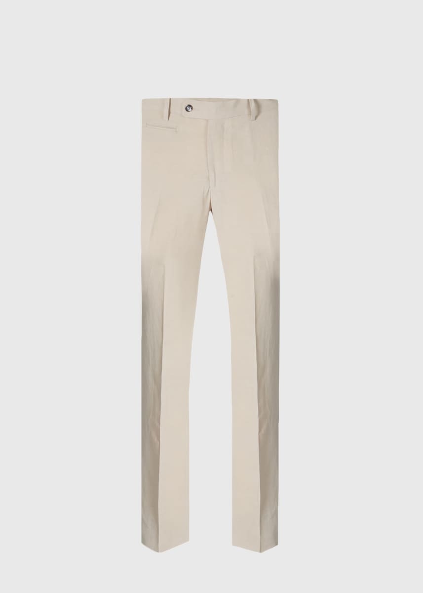 Phineas Cole Plain Front Dress Pant - Sand
