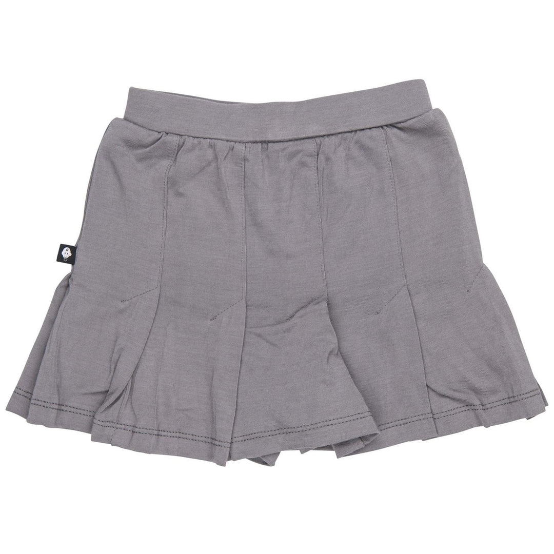 Pleated Skort - Charcoal Grey