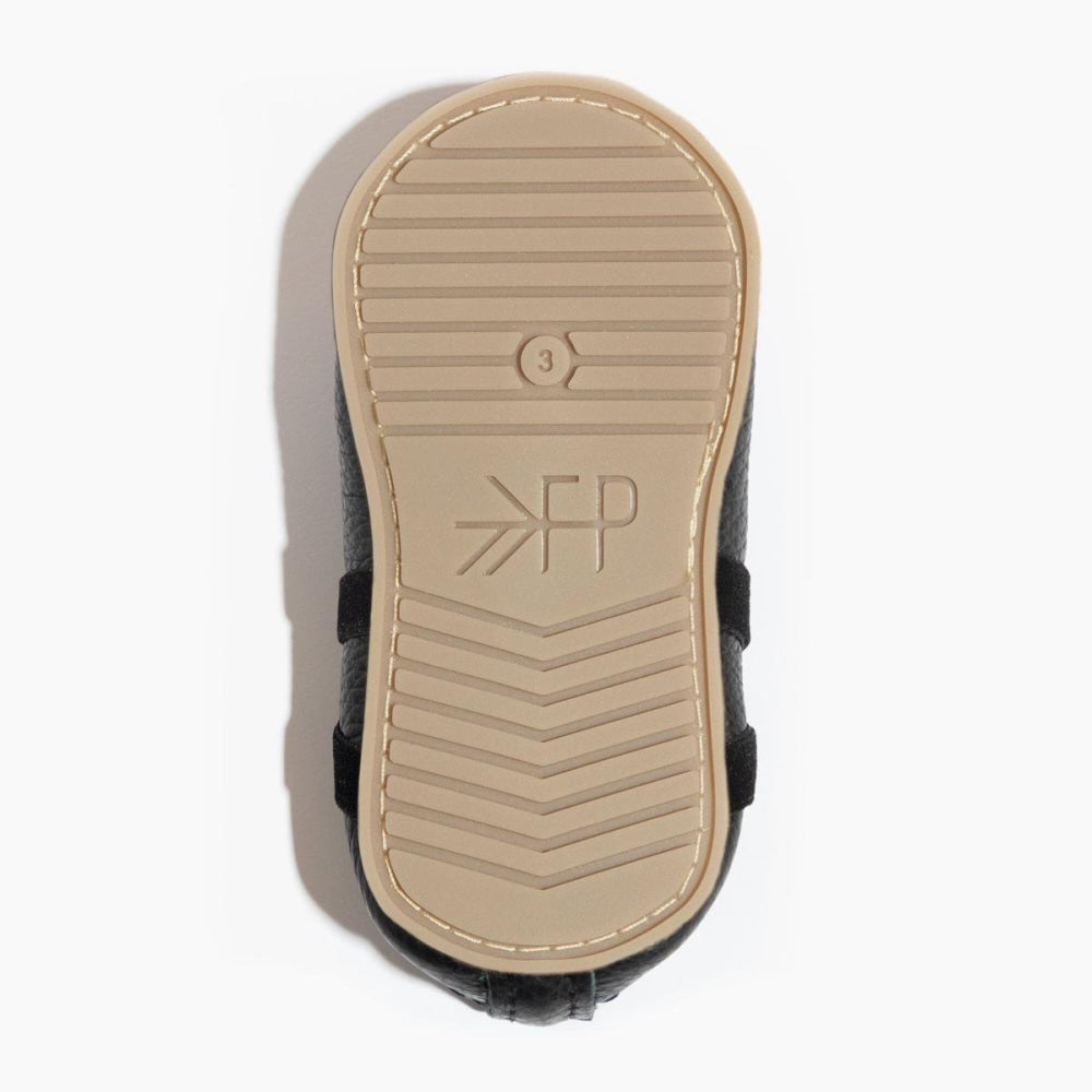 Ebony Ballet Slipper Baby Shoe - ’Flats - Baby Kids Adult All’