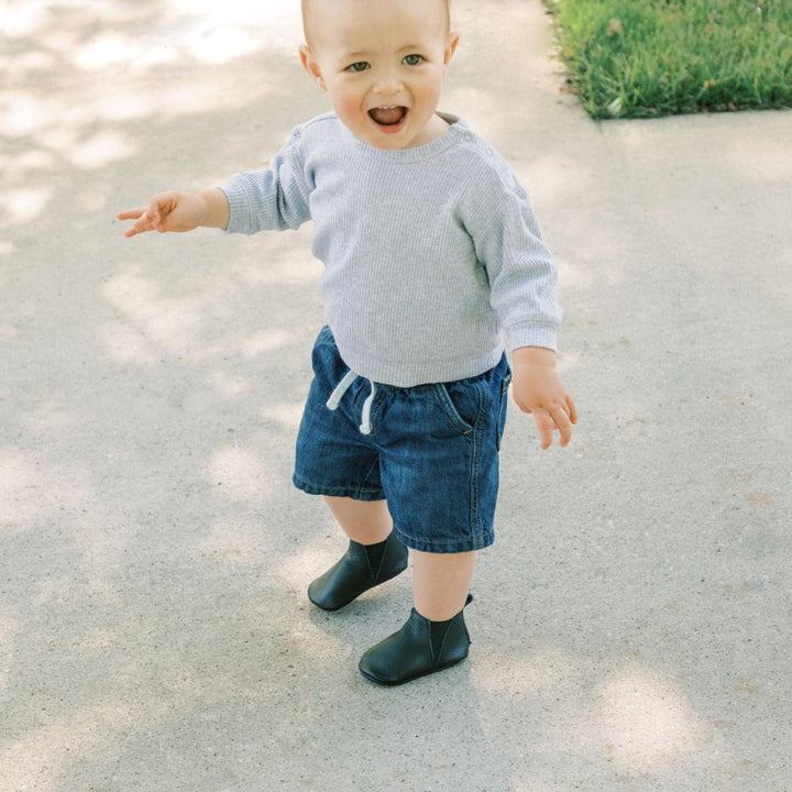 Ebony Chelsea Boot Baby Shoe - ’Boots - Baby Kids Teen Adult’
