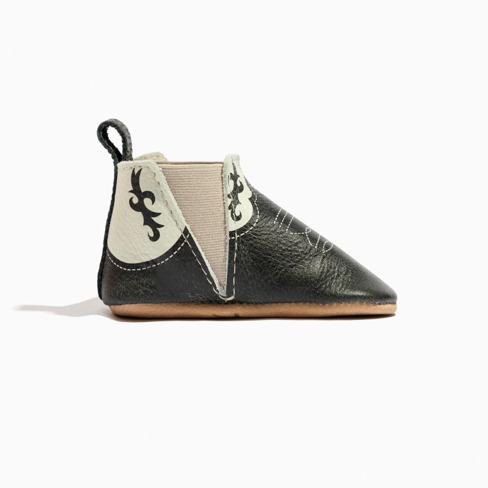 Ebony Cowboy Chelsea Boot Baby Shoe - ’Boots - Baby Kids Teen Adult’