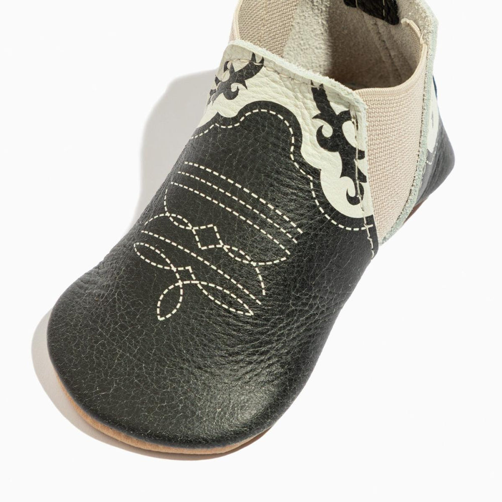 Ebony Cowboy Chelsea Boot Baby Shoe - ’Boots - Baby Kids Teen Adult’
