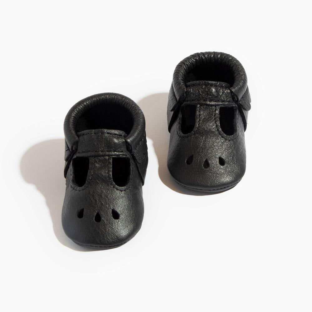 Ebony Mary Jane Baby Shoe - ’Flats - Baby Kids Adult All’