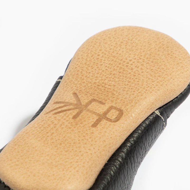 Ebony Oxford Baby Shoe - ’Moccasin - Kids Adult’