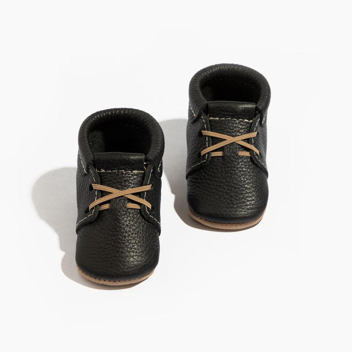 Ebony Oxford Baby Shoe - ’Moccasin - Kids Adult’