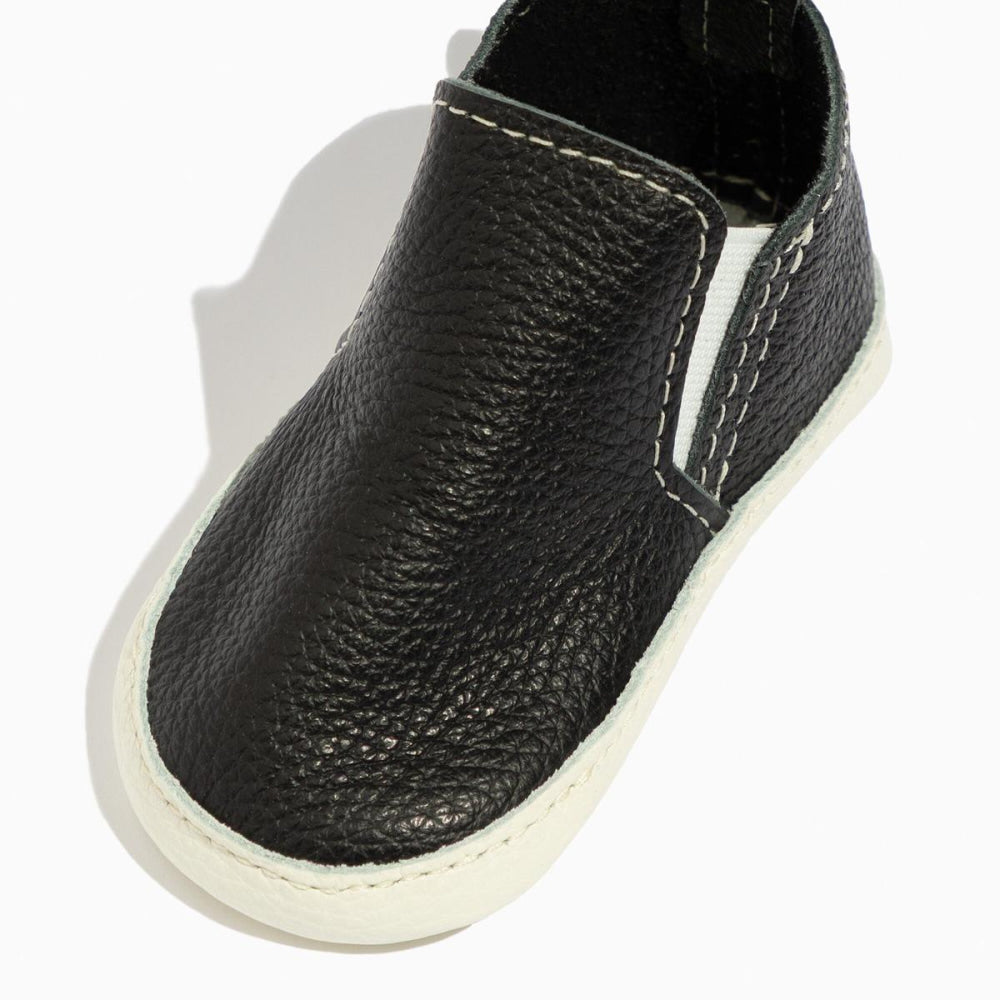 Ebony Slip On Baby Shoe - ’Slip-On - Baby Kids Teen Adult’