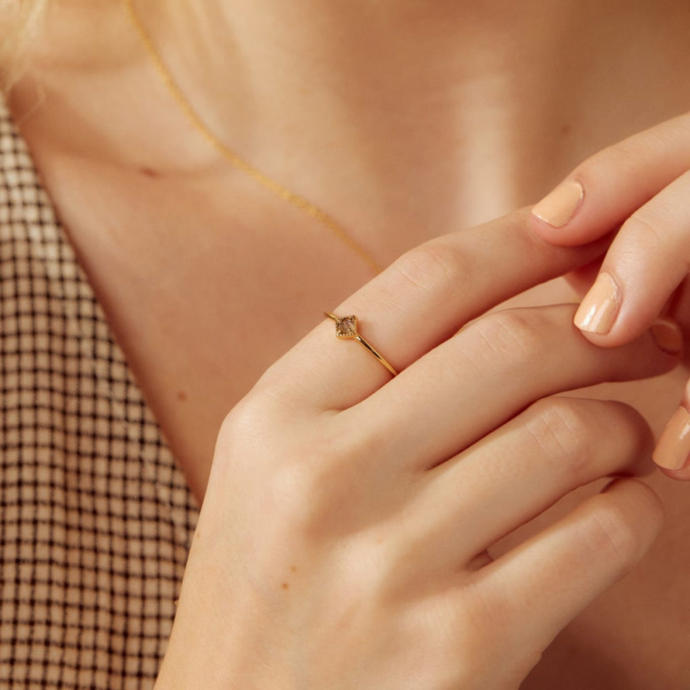 Eclipse Ring - Labradorite - Ring