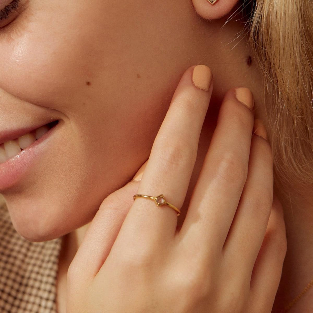 Eclipse Ring - Moonstone - Ring