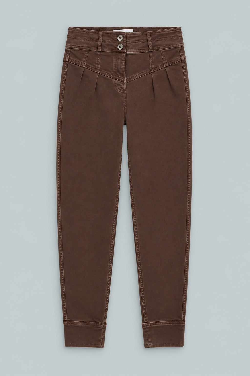 Yoke Front Denim - Brown