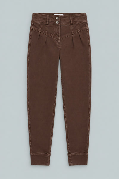 Yoke Front Denim - Brown